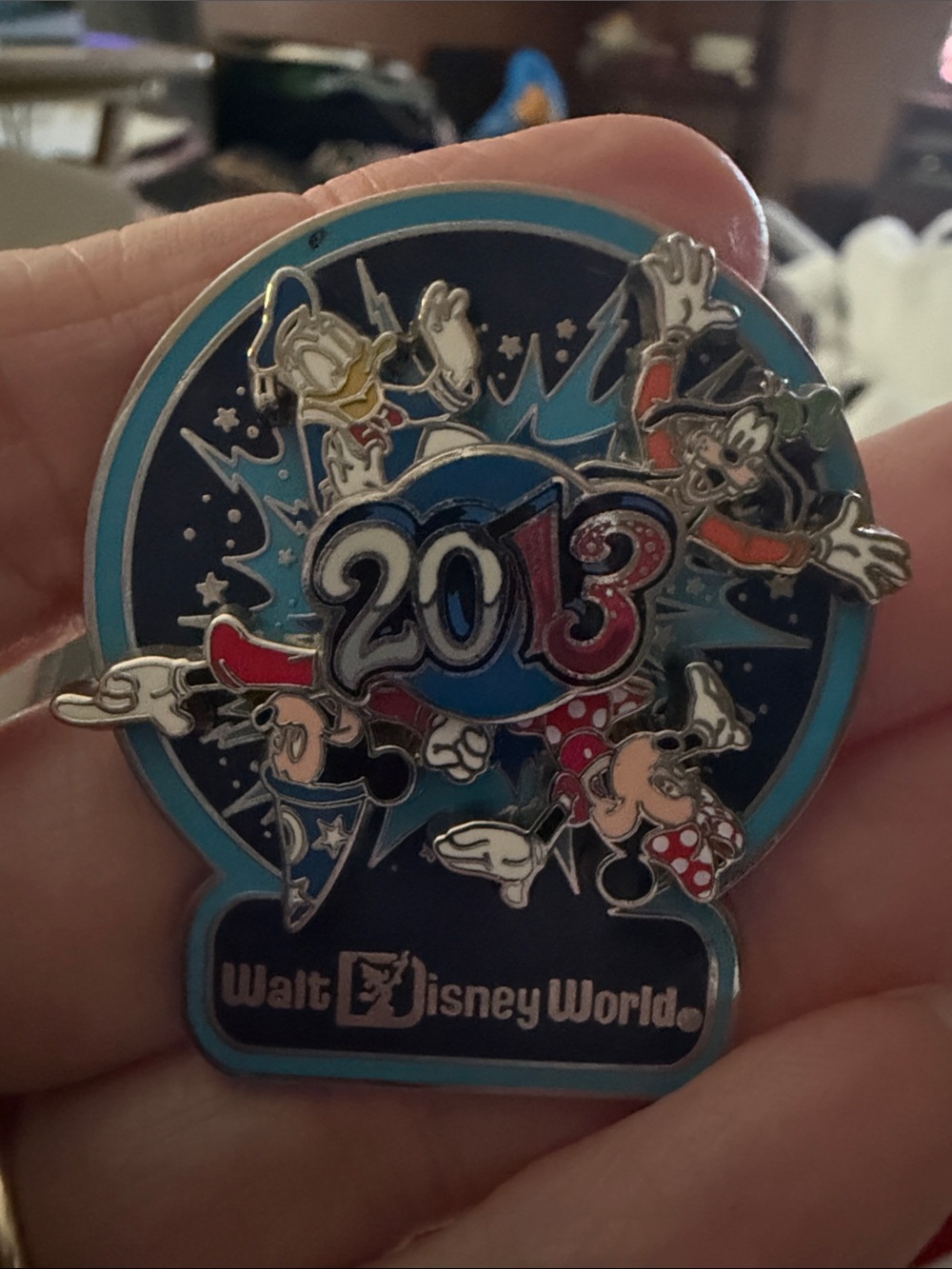 Disney world 2013 spinner pin